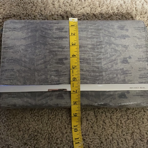 Michael Kors Leather Snake Print Clutch - Picture 12 of 12